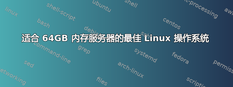 适合 64GB 内存服务器的最佳 Linux 操作系统