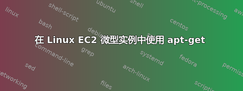 在 Linux EC2 微型实例中使用 apt-get