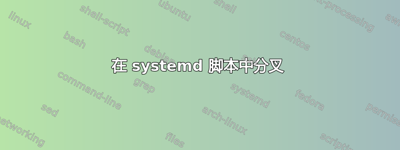 在 systemd 脚本中分叉