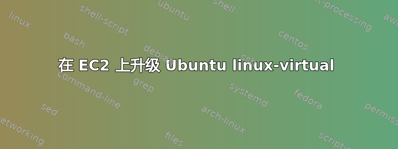 在 EC2 上升级 Ubuntu linux-virtual