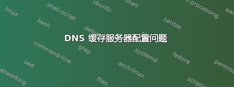 DNS 缓存服务器配置问题