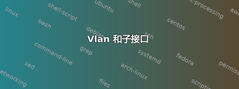 Vlan 和子接口