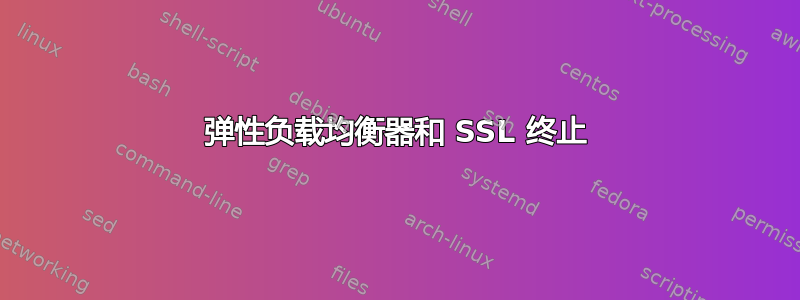 弹性负载均衡器和 SSL 终止