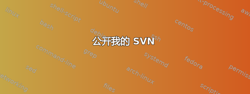 公开我的 SVN