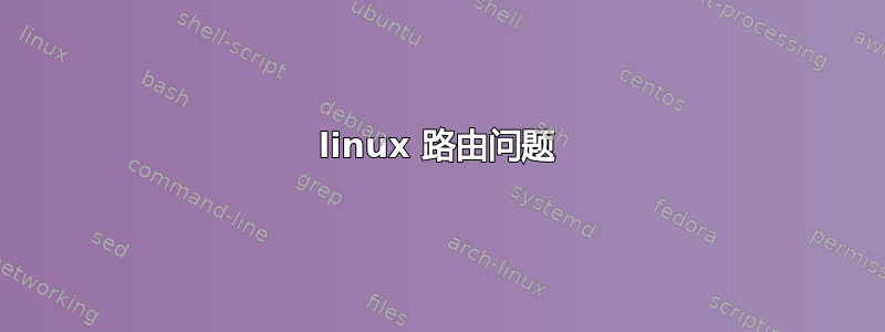 linux 路由问题