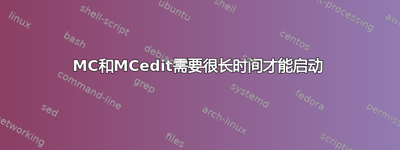 MC和MCedit需要很长时间才能启动