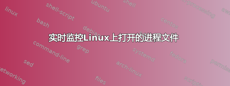 实时监控Linux上打开的进程文件