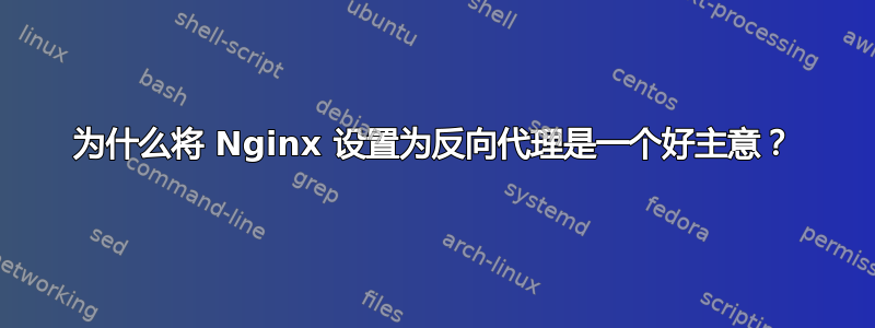 为什么将 Nginx 设置为反向代理是一个好主意？