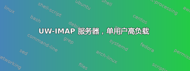 UW-IMAP 服务器，单用户高负载