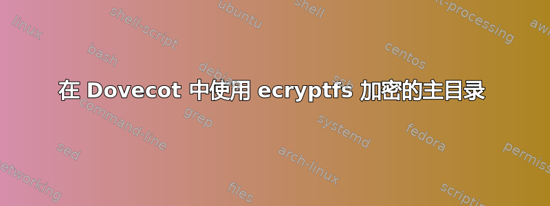 在 Dovecot 中使用 ecryptfs 加密的主目录