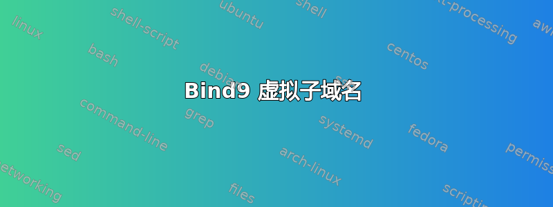 Bind9 虚拟子域名