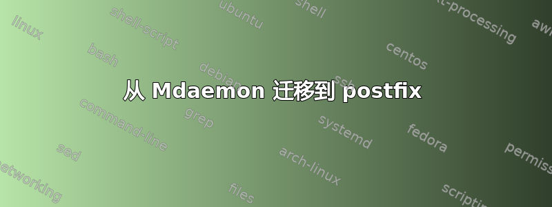 从 Mdaemon 迁移到 postfix