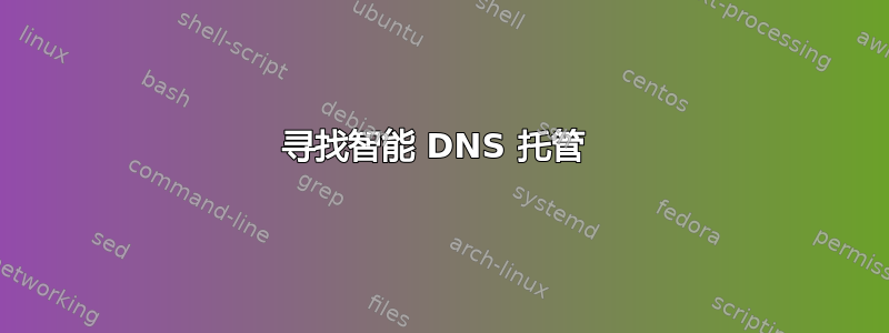 寻找智能 DNS 托管 