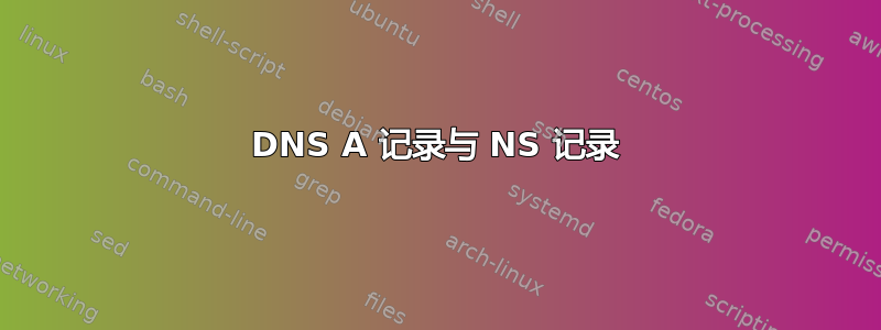 DNS A 记录与 NS 记录