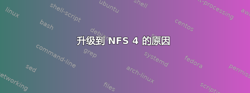 升级到 NFS 4 的原因