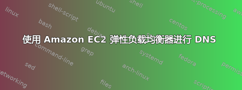 使用 Amazon EC2 弹性负载均衡器进行 DNS