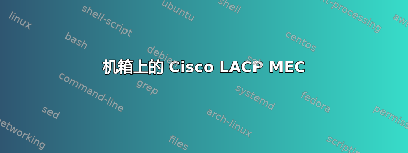 7200 机箱上的 Cisco LACP MEC