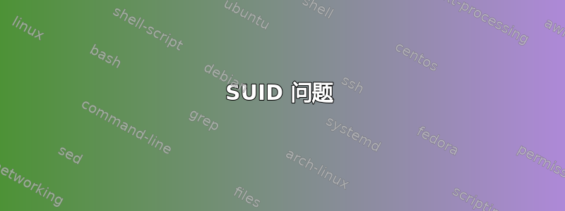 SUID 问题