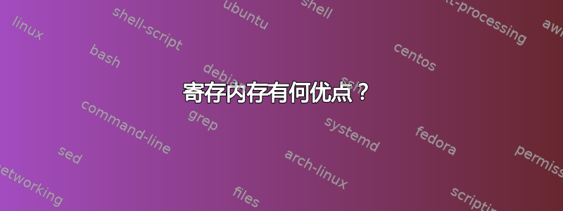 寄存内存有何优点？