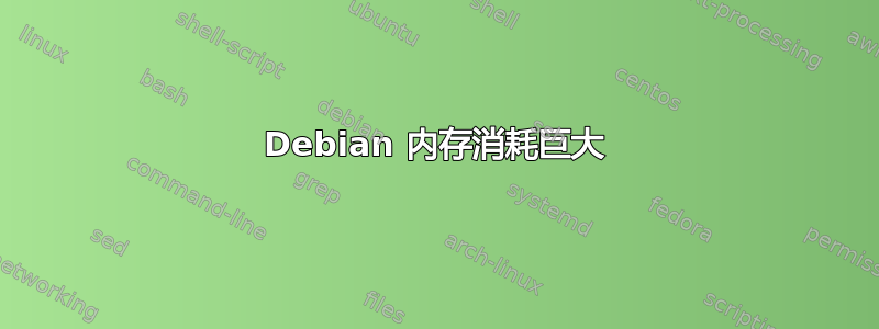 Debian 内存消耗巨大