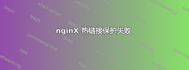 nginX 热链接保护失败