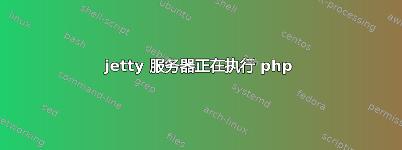 jetty 服务器正在执行 php