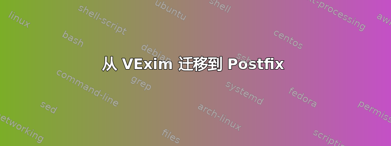 从 VExim 迁移到 Postfix