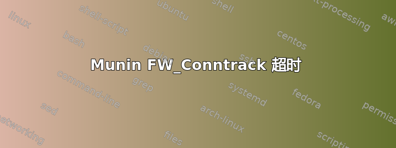 Munin FW_Conntrack 超时