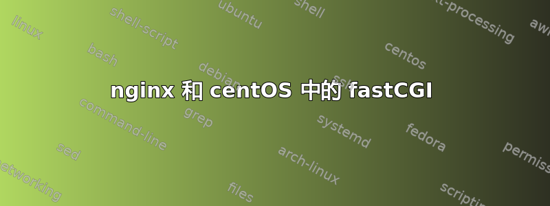 nginx 和 centOS 中的 fastCGI