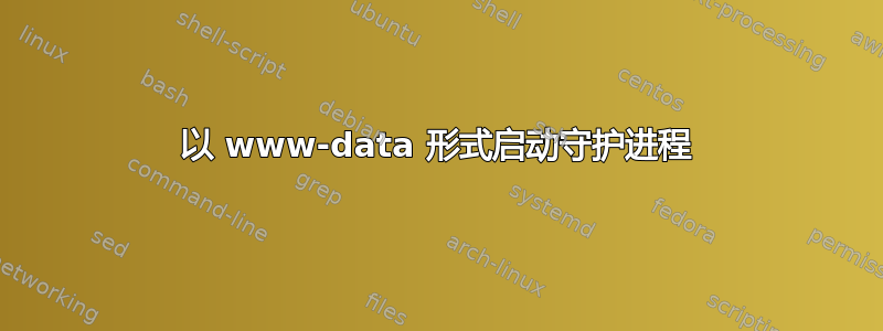 以 www-data 形式启动守护进程