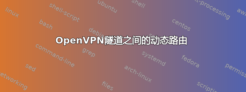 OpenVPN隧道之间的动态路由