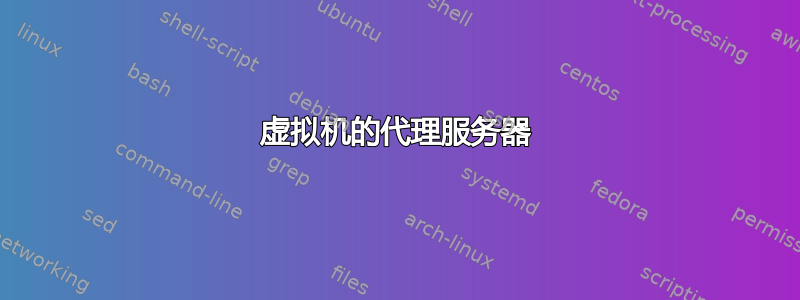 虚拟机的代理服务器