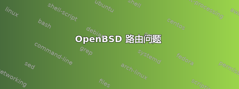 OpenBSD 路由问题