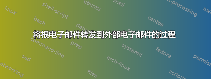 将根电子邮件转发到外部电子邮件的过程