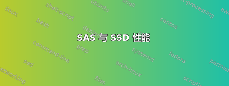 SAS 与 SSD 性能