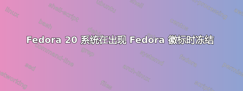 Fedora 20 系统在出现 Fedora 徽标时冻结