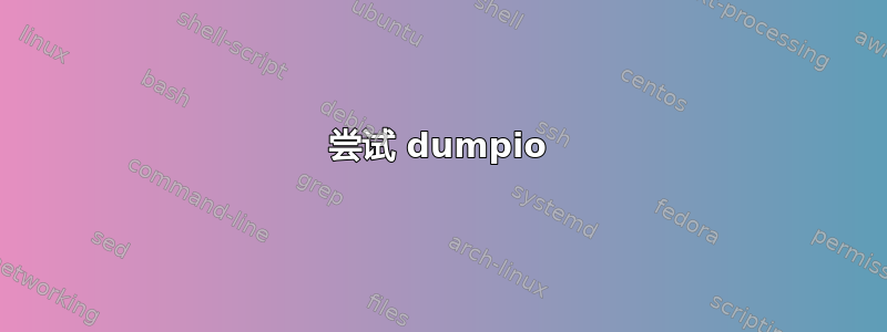 尝试 dumpio