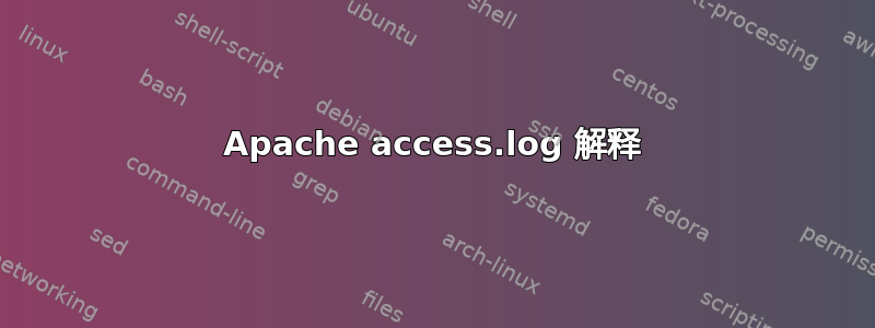 Apache access.log 解释