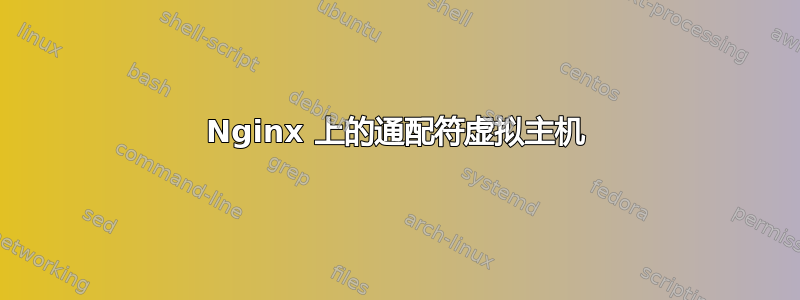 Nginx 上的通配符虚拟主机