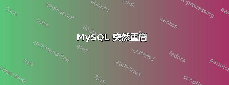 MySQL 突然重启 