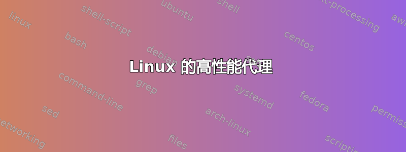 Linux 的高性能代理