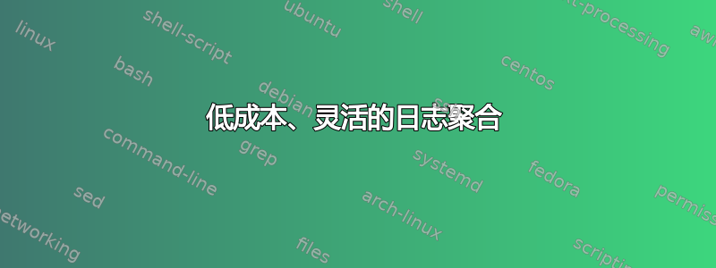 低成本、灵活的日志聚合