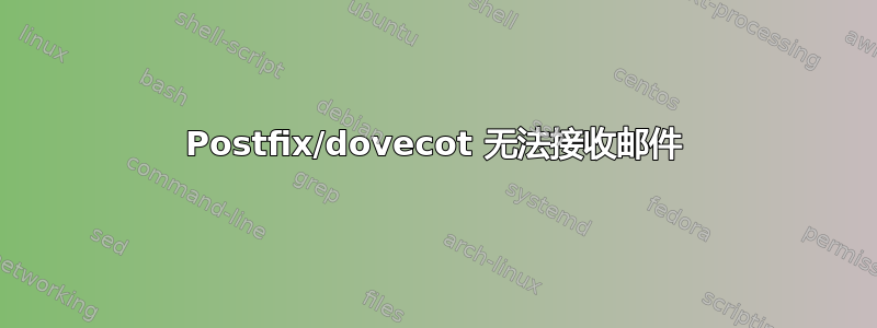 Postfix/dovecot 无法接收邮件