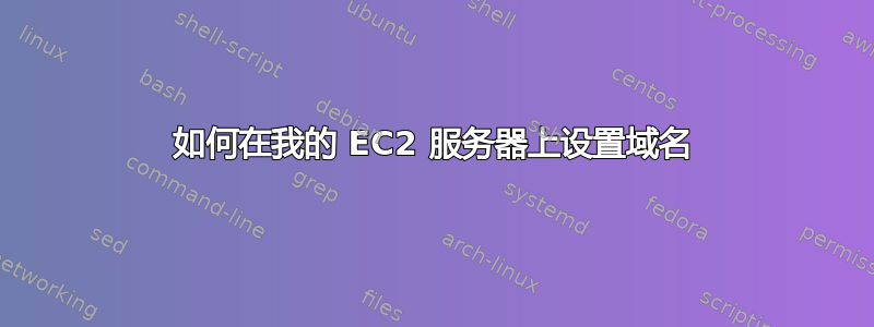 如何在我的 EC2 服务器上设置域名