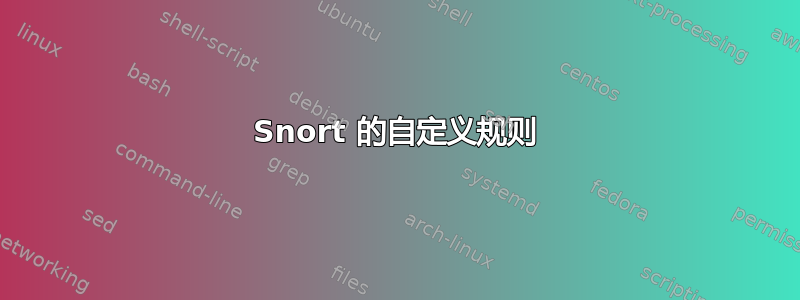 Snort 的自定义规则