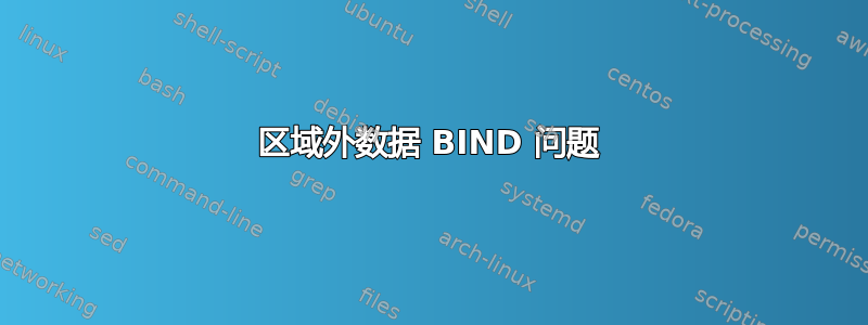 区域外数据 BIND 问题