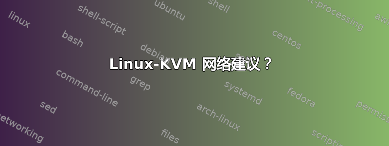 Linux-KVM 网络建议？