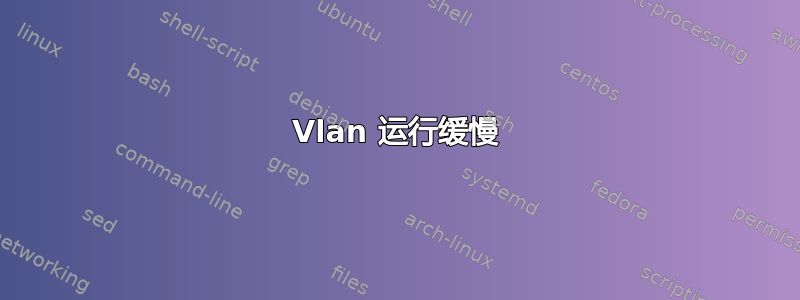 Vlan 运行缓慢