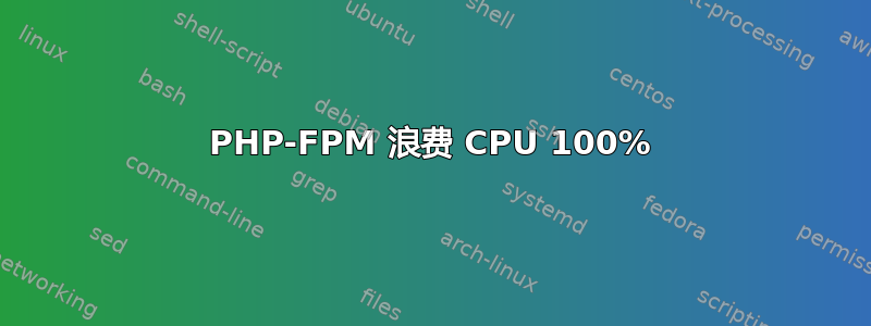 PHP-FPM 浪费 CPU 100%