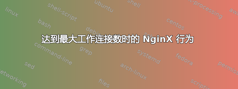 达到最大工作连接数时的 NginX 行为